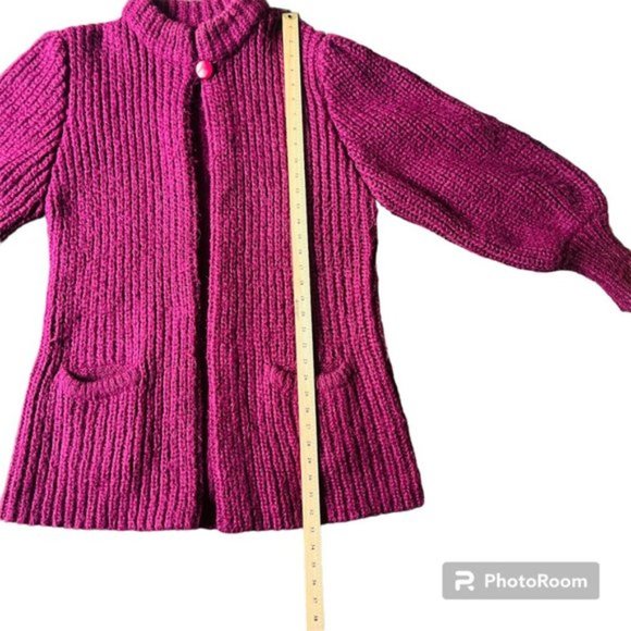 Women’s Oversized Open Front Ballon sleeve Cardigan . Size 2X - Picture 8 of 8